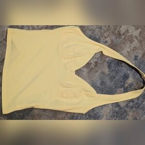 Yellow Sleeveless Top